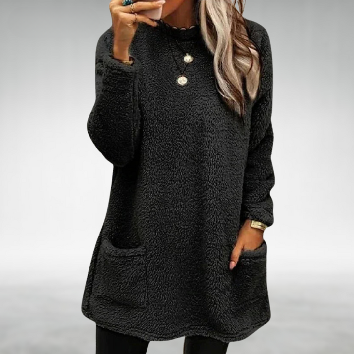 Nora | Fleece Sweater with Pockets
