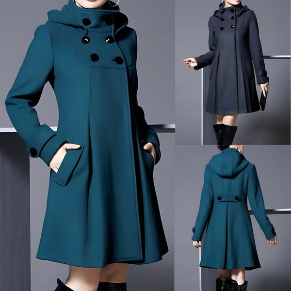 Solvara™ - Stylish Jacket with Pockets and Hood
