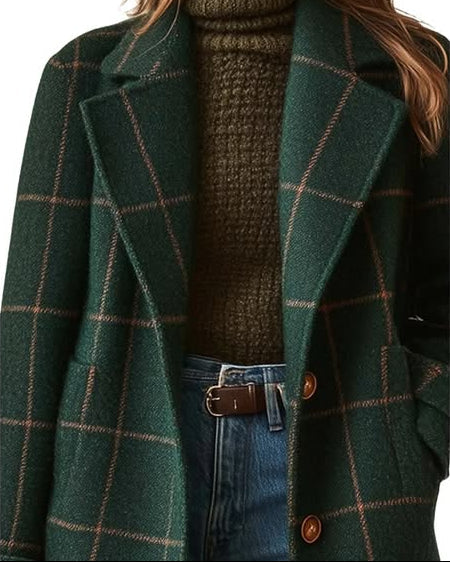ISABELLA™ | The Timeless Checked Coat