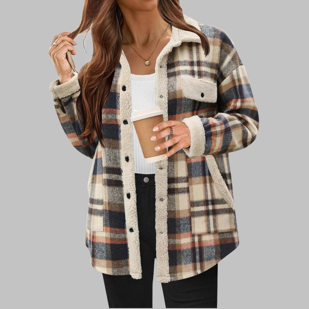 Zeny | Classic Long Sleeve Button Down Jacket