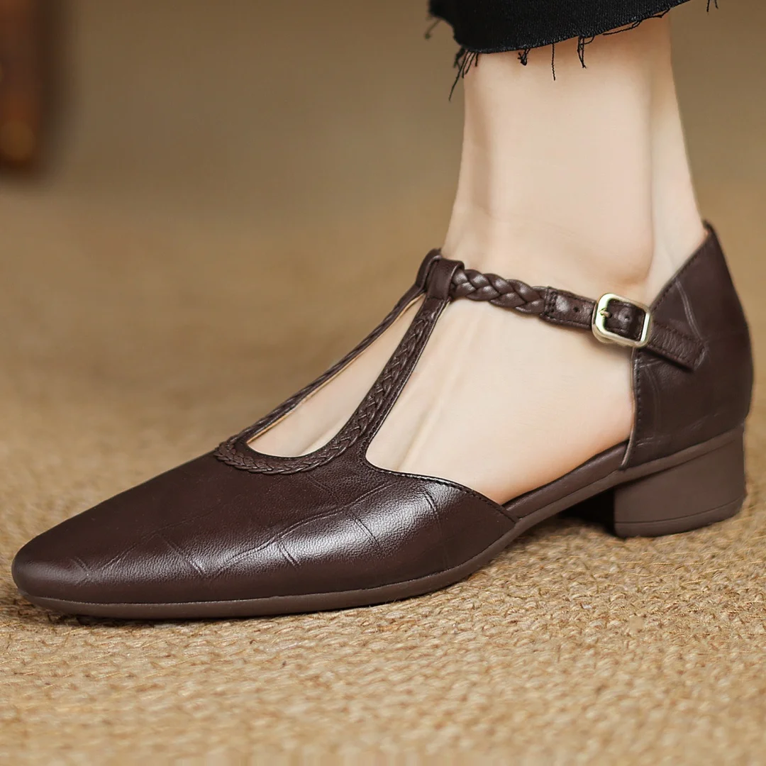 Kepa Leather Mary Janes