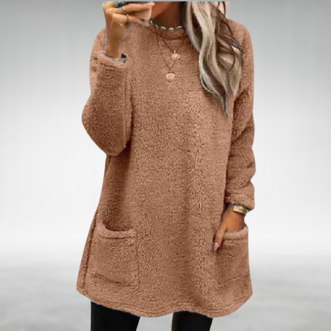 Nora | Fleece Sweater with Pockets