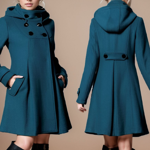 Solvara™ - Stylish Jacket with Pockets and Hood