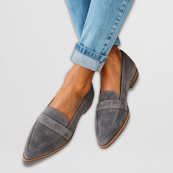 Nadia - Suede Slippers