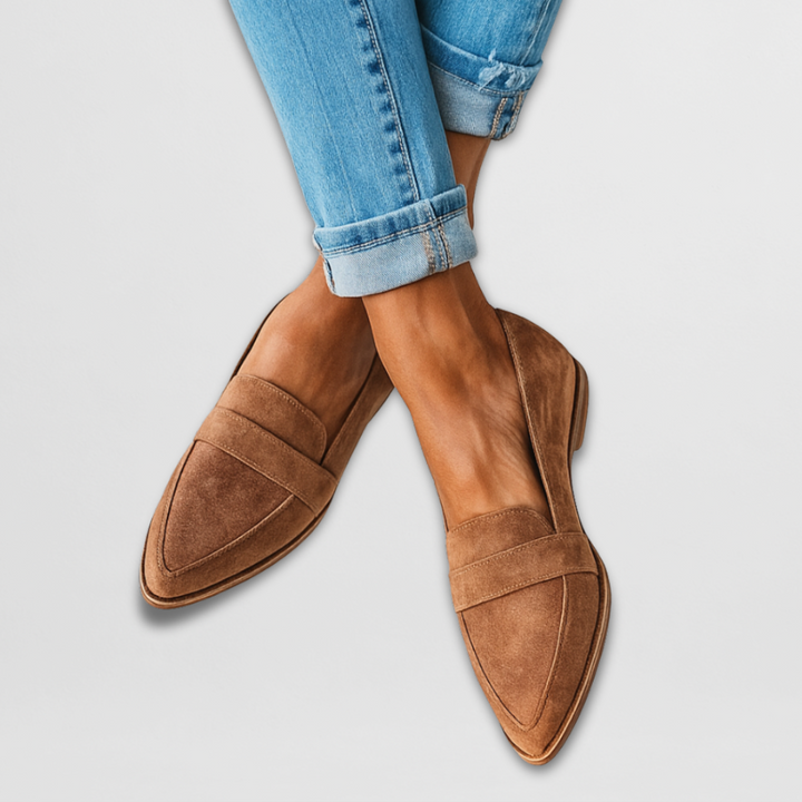 Nadia - Suede Slippers