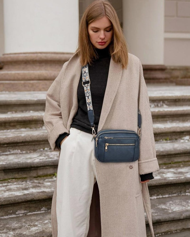 Ivy | Stylish Crossbody Bag with Adjustable Patterned Strap