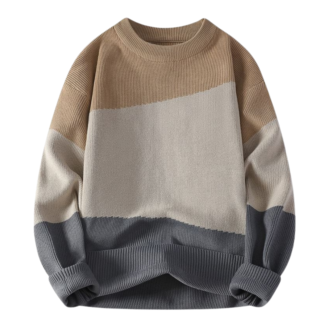 Contemporary Knit Sweater in Three Colors