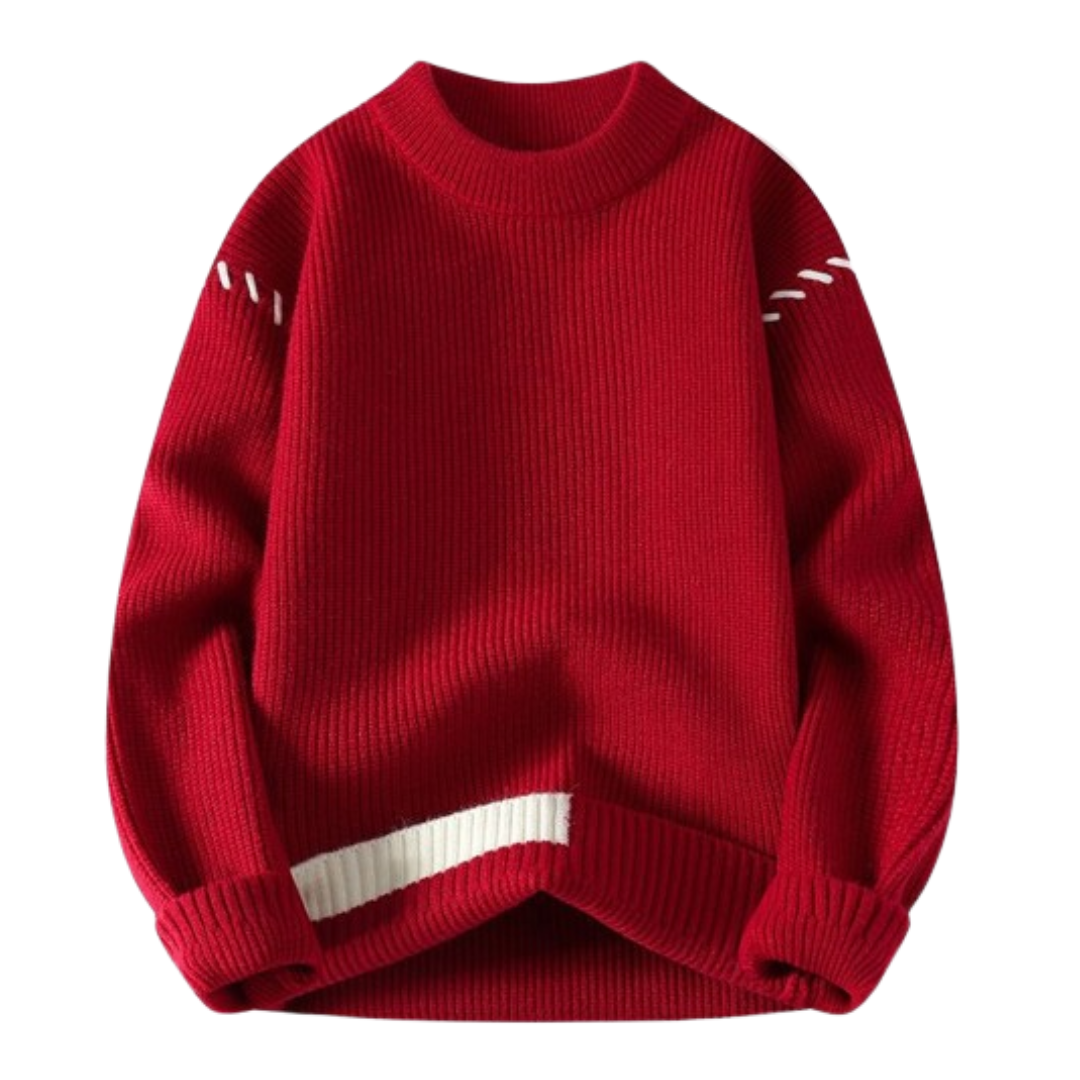 Sweater with a Round Neck