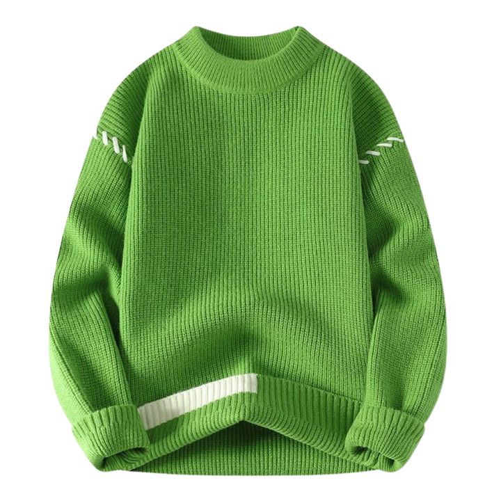 Sweater with a Round Neck