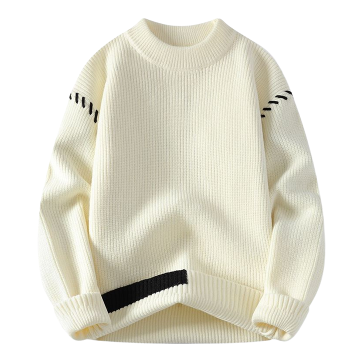 Sweater with a Round Neck