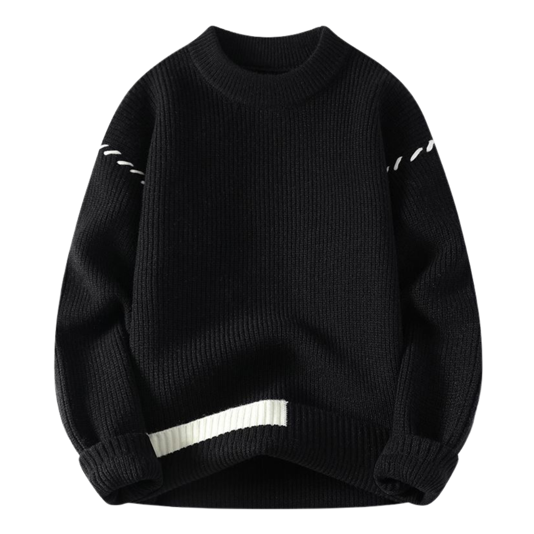 Sweater with a Round Neck