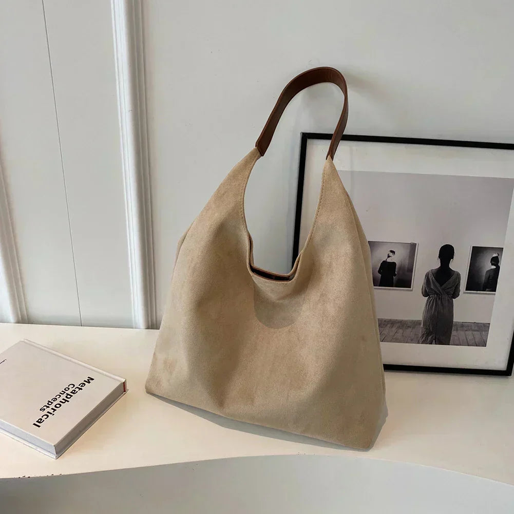 Abigail Suede Tote Bag