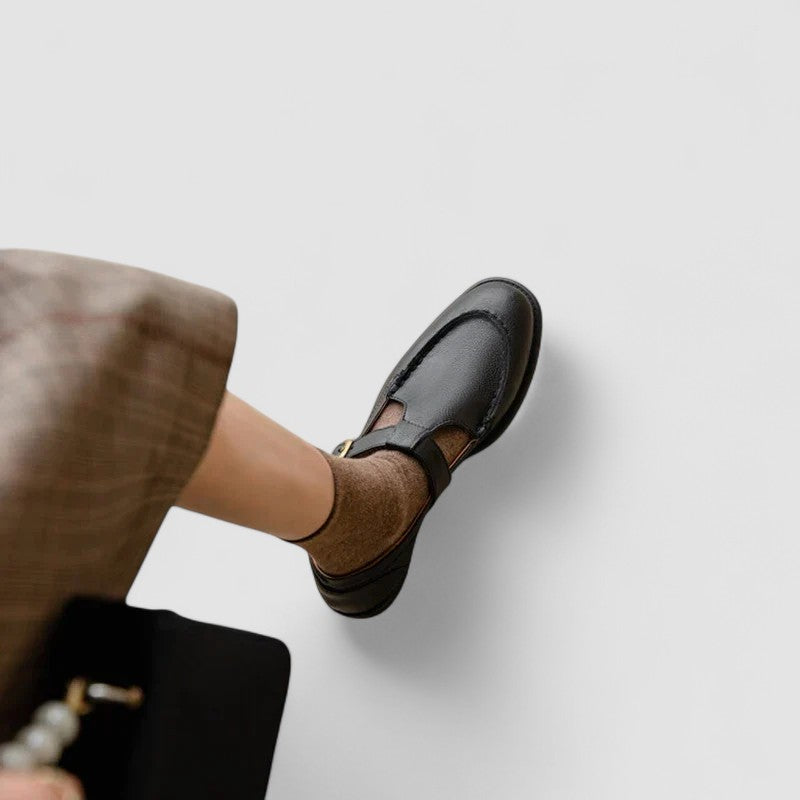 Zhelynne - Orthopedic Square-Toe Mary Jane Shoes