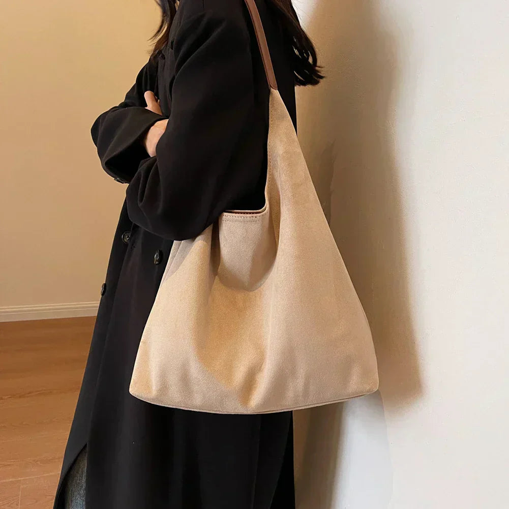 Abigail Suede Tote Bag