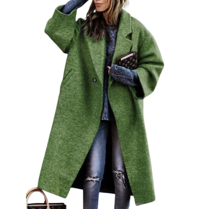 Luna | Oversized Plaid Wool Coat
