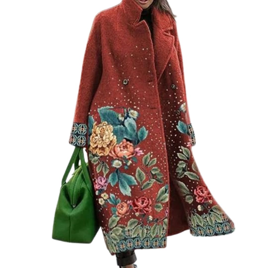 Luna | Oversized Plaid Wool Coat