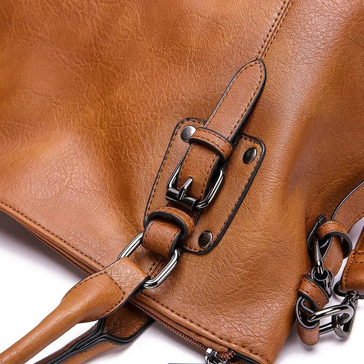 Indigo | Chic and Versatile Bag in Rich Caramel Brown