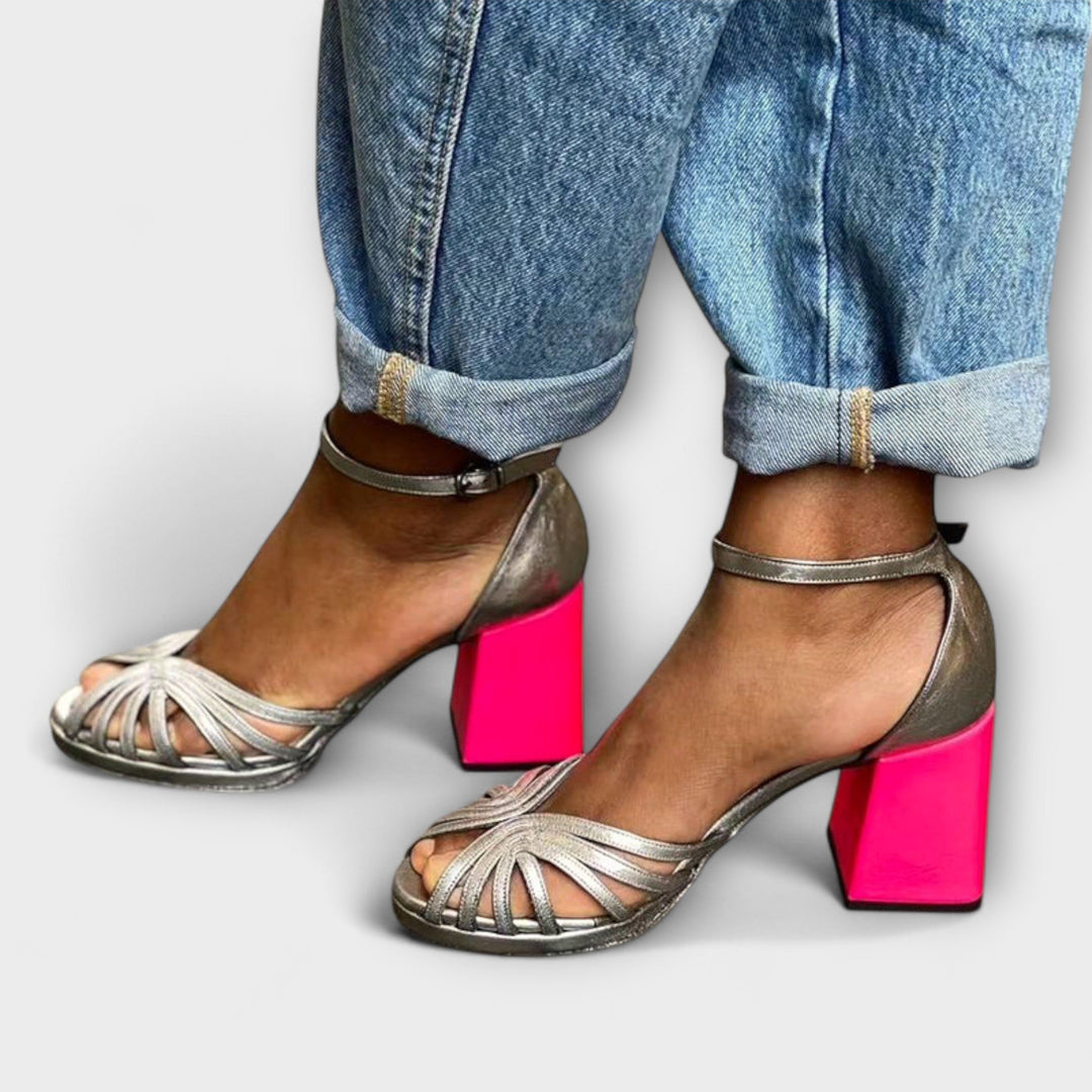 Naelle - Elegant Shiny Sandals