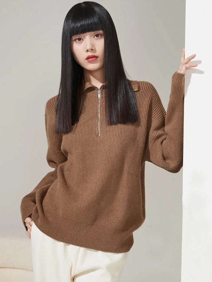 Ava | Zipper Sweater