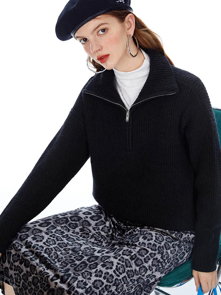 Ava | Zipper Sweater