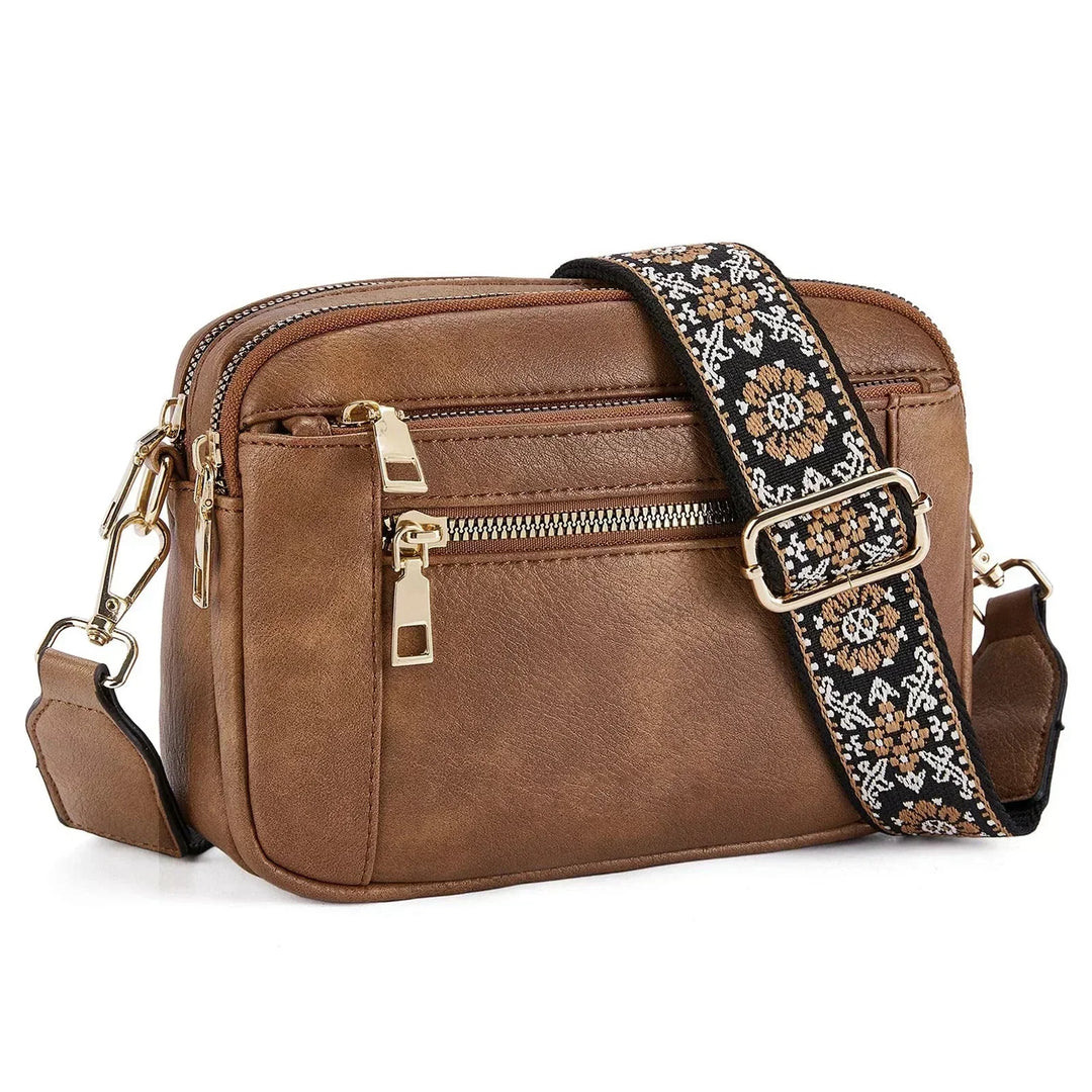 Olivia | Versatile Crossbody Bag with Adjustable Colorful Strap