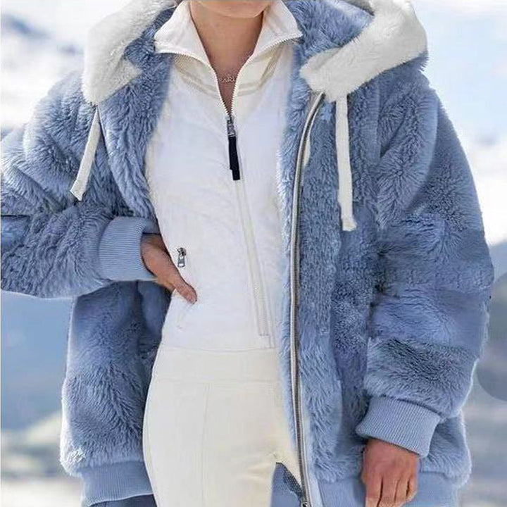 Andrea | Winter Jacket with Hood and Zipper